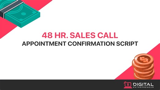 5. 48 hr. sales call appointment confirmation script - Spanish