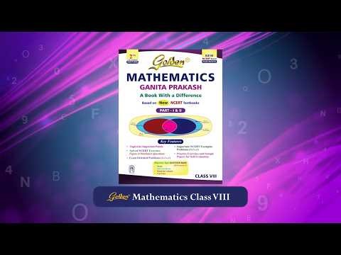 Golden Mathematics Ganita Praksh Part-1 & 2 For Class 8 | Best Mathematics Book For Class 8 | NCERT