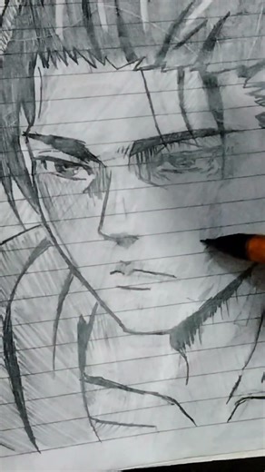 draw eren yeager#animedrawing #🔥🙏