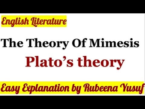 Plato's Theory Of Mimesis | Easy Explanation