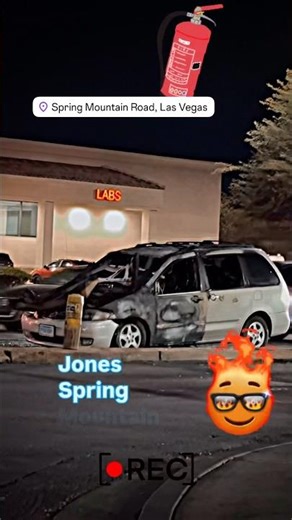 CAR Fire Aftermath Las Vegas