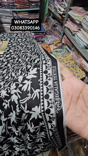 BLACK AND WHITE LAWN COLLECTION 2026 VOLUME 02 BY REGALIA TEXTILE*10 DESIGN10 SUITS IN BOX3PCS