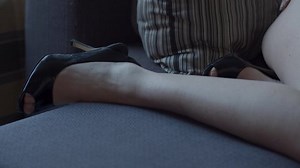 Close Beautiful Woman Sitting On Couch Stock Footage Video (100% Royalty-free) 1084596304 | Shutterstock