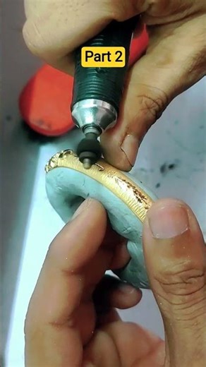 Latest 2026 Hand-Cutting Gold Bangle Designs | Unique Artist Jewelry Cutting #shortvideo #gold#Jewel