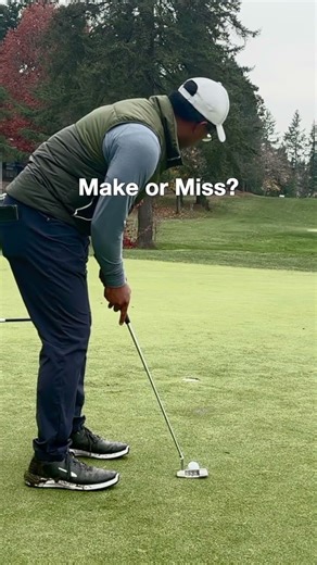 Make or Miss the putt? ⛳️ #golf #putting #trending