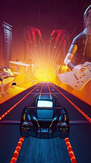 Release your rebel and dig into the rubble with Metallica in Rocket Racing! Tomorrow.