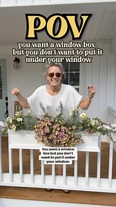 Flower List ⬇️⬇️⬇️Big thanks to Flower Window Boxes, Inc. for these amazing flower boxes. 🙌 You will not be disappointed in the quality of the boxes, which is a good thing because they are rot proof so should last a really long time. You’ll love browsing through their window box designs. There are all sorts of sizes. Check out all their designs and sizes at https://www.flowerwindowboxes.com/Railing-Planters-for-Decks-and-Porches-s/149.htm . Be sure to use code “HEYHONEY10” for 10% off your orde