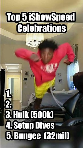 iShowSpeed Jumps into his Setup 💀