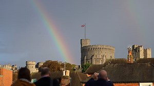 Rainbow shines in England amid the passing of Queen Elizabeth II