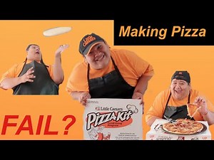 Making Little Caesars Pizza ( Cooking With Odriann)