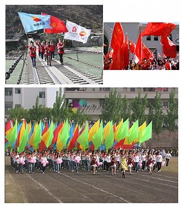 [Hot Item] Portable 10FT Handheld Flagpole with Customizable 192X128CM Flag Printing