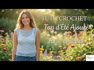 Easy Crochet Tutorial: Make a gorgeous summer top/blouse! ☀️🧶@AlextitiaTutoCrochet