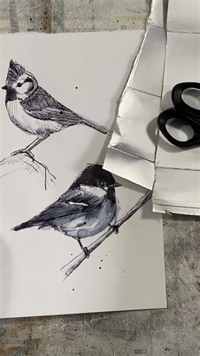 Discover how Jenny Mccabe (@jenny.mccabe) works! A little glimpse into the process of making and printing at Tetra pak intaglio print. Obviously it takes a lot longer than 1 min and is a lovely simple process using recycled materials and even possible to print on a pasta machine instead of an etching press. She loves how immediate its is - have an idea - raid the recycling bin and start making! You can print multiple times with each plate but they are delicate so do start to fall apart, keeping 