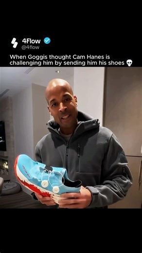 Cam Hanes was trying to send a message to Goggins with his shoes 😭