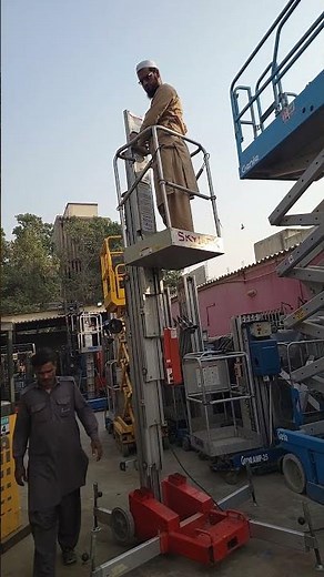 SkyJack SJP-25 Vertical Mast Lift for Sale & Rent in Karachi Pakistan at Rafiq Brothers
