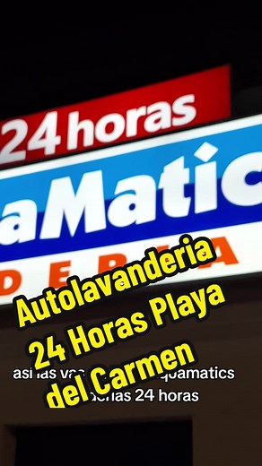 Autolavandería Aquamatic en Playa del Carmen: Precios y Servicios