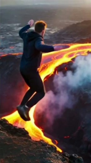What Happens If a Human Jumps in Lava? 🌋