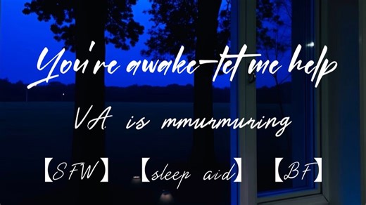 【mmurmuring/双语熟肉】youre awake？let me help‖你的男朋友帮助失眠的你入睡
