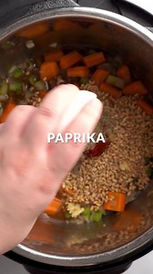 Instant Pot Beef Barley Soup This delicious recipe combines tender...