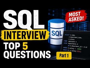 Top 5 MySQL Interview Questions for Beginners | Part 1 | 2026 🔥