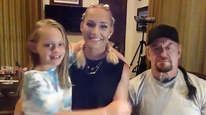 Undertaker's family joins him for a candid interview with Mario Lopez