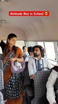 Attitude Boy in School 😎 #shorts #ytshorts #teratrigun #attitude