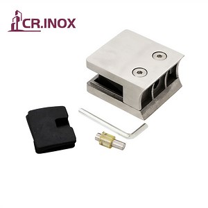 [Hot Item] Square Glass Clamp for Handrail Post for 8-12mm Glass