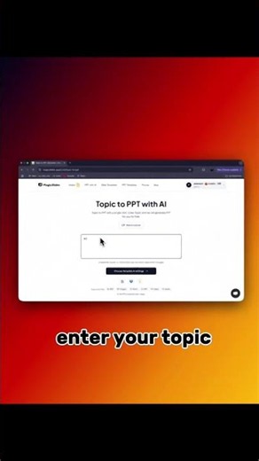 Text PDF Video to PowerPoint AI #Shorts