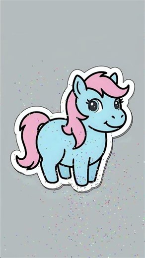 Easy Cute Pony Drawing for Beginners with Chillify