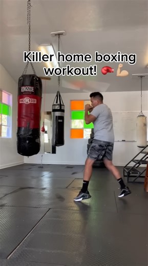 Home boxing workout that actually works