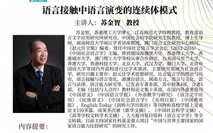 语言接触中的语言演变的连续体模式
