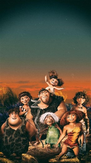 Entertaining Scow on Instagram: "🎬 The Croods 📖 Directed by Kirk DeMicco and Chris Sanders, The Croods follows a prehistoric family forced to leave their cave after it’s destroyed. As they journey through a strange and colorful world, they learn to adapt, trust, and embrace change — discovering that life begins outside their comfort zone. 📺 Where to Watch: Netflix"
