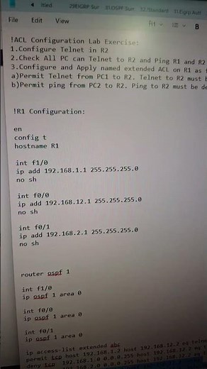 Access list configure #ccna #networkdiscovery
