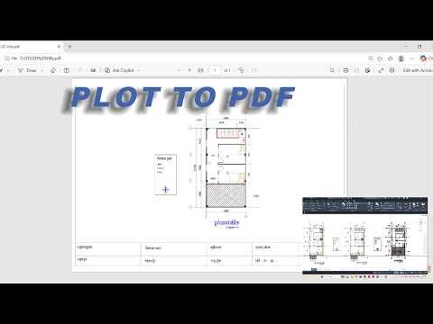 How to plot Auto CAD to Pdf :Step by step