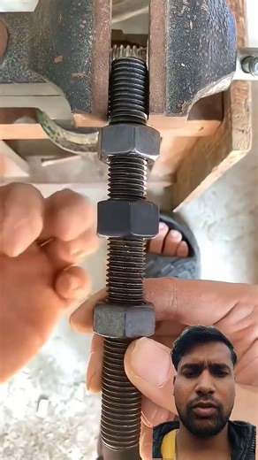 Triple nut Anti loosening Fastening Method for Bolt Joints #tools #dailydoseab #toolnut