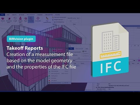BIMvision - Takeoff Reports plugin
