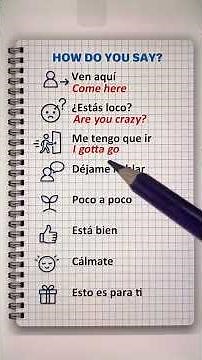 VOCABULARIO BÁSICO EN INGLÉS – APRENDE INGLÉS PARA PRINCIPIANTES 📖🇺🇸🤩 #ingles #aprenderingles