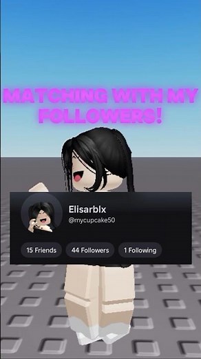 JOYRIDE Matching trend with followers! #roblox #matching