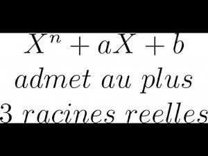 Exercices corrigés : Théorème de Rolle