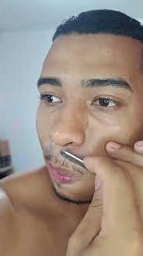 COMO AFINAR O BIGODE , como fazer o bigode com a navalha