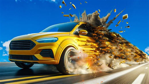 Long Cars vs Brakes in GTA 5—Stopping Power Test