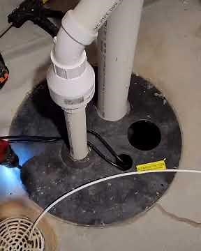 Sump Pump Install