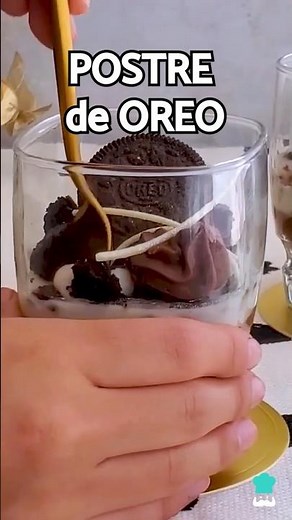 El mejor POSTRE de OREO en VASITOS 💙 ¡Fácil y Rápido!