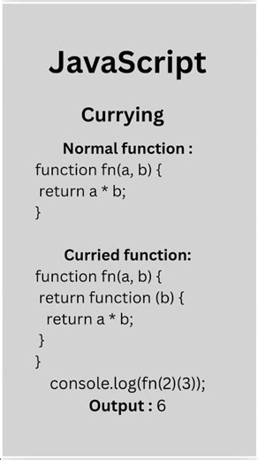 JavaScript : Currying