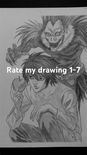 Drawing L |Death Note| #deathnote #drawing #sketch