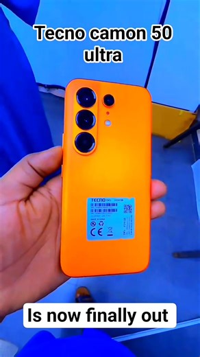 Unboxing the Tecno Camon 50 Ultra in luminous orange—worth it? #tecno #camon50ultra