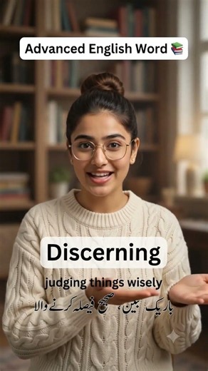 Discerning Meaning in English | Word of the Day | English Vocabulary #Shorts