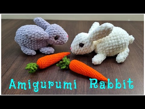 Crochet Adorable Amigurumi Rabbit Tutorial 🐇Easy amigurumi Rabbit pattern