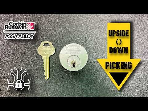 Upside ⇅ Down picking 🙃 Corbin Russwin rim cylinders picked and gutted