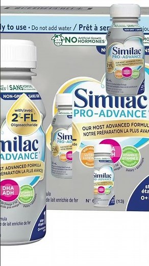 Baby drinks Similac Advance Pro Ready-to-Drink since birth and loves it! https://amzn.to/4plbSwo